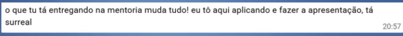 Depoimento de cliente
