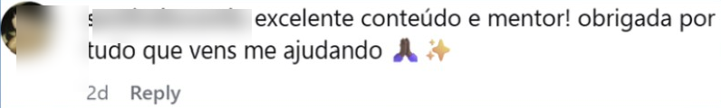 Depoimento de cliente