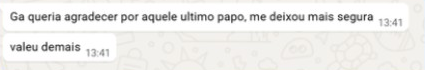 Depoimento de cliente
