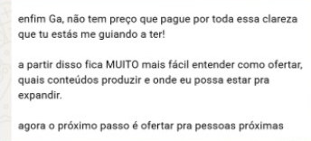 Depoimento de cliente